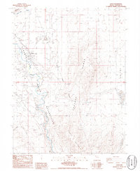 Nixon 1986 topographic map thumbnail
