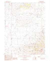 Noon Rock 1990 topographic map thumbnail