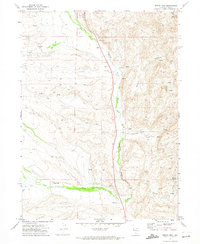 North Fork 1971 topographic map preview