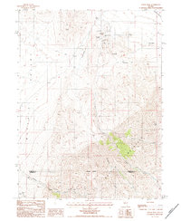 North Peak 1984 topographic map thumbnail