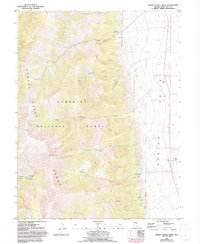 North Schell Peak 1981 topographic map thumbnail
