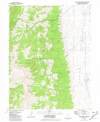North Schell Peak 1981 topographic map thumbnail