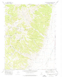 Northumberland Pass 1971 topographic map thumbnail