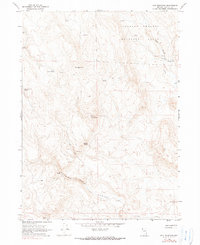 Nut Mountain 1966 topographic map thumbnail