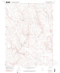 Nut Mountain 1966 topographic map thumbnail