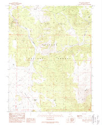 Nye Canyon 1988 topographic map thumbnail