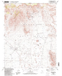 Oak Spring 1986 topographic map thumbnail