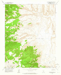 Oak Spring Butte 1962 topographic map thumbnail