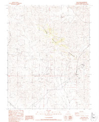 Oasis Divide 1987 topographic map thumbnail
