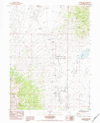 Odgers Ranch 1984 topographic map thumbnail