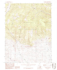 Old Mans Canyon 1986 topographic map thumbnail
