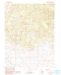 Old Mans Canyon 1986 topographic map preview