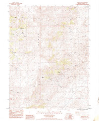 Olinghouse 1985 topographic map thumbnail