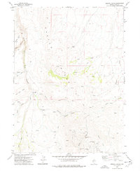 Oregon Canyon 1977 topographic map thumbnail