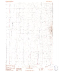 Orovada 1991 topographic map thumbnail
