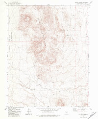 Outlaw Springs 1980 topographic map preview