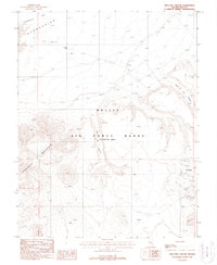 Pack Rat Canyon 1987 topographic map thumbnail
