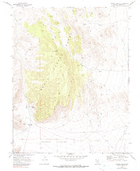 Pahroc Spring 1970 topographic map thumbnail
