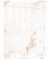 Pahroc Summit Pass 1970 topographic map thumbnail