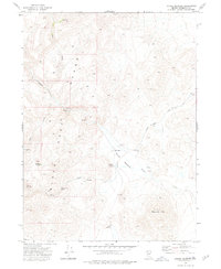 Paiute Meadows 1972 topographic map thumbnail