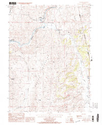 Palisade 1985 topographic map preview