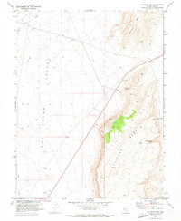 Palisade Mesa 1967 topographic map thumbnail