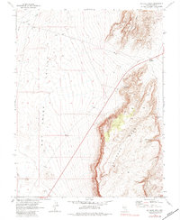Palisade Mesa 1967 topographic map thumbnail