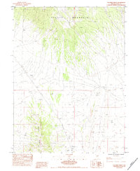 Palomino Ridge 1984 topographic map thumbnail