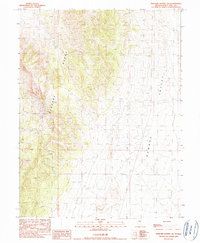 Pancake Summit SW 1990 topographic map thumbnail