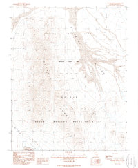 Papoose Range topographic map thumbnail