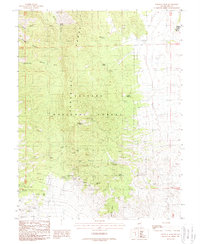 Paradise Peak 1988 topographic map thumbnail