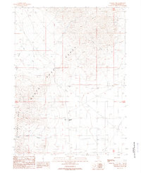 Paradise Well 1988 topographic map thumbnail