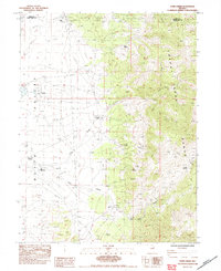 Paris Creek 1984 topographic map thumbnail