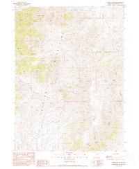 Parrot Peak 1990 topographic map thumbnail