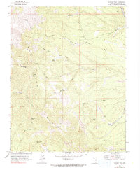 Parsnip Peak 1970 topographic map thumbnail