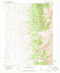 Patterson Pass 1967 topographic map thumbnail