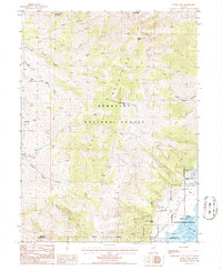 Pearl Peak 1985 topographic map thumbnail