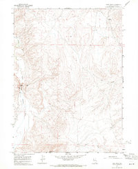 Peko Peak 1967 topographic map thumbnail