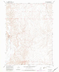 Peko Peak 1967 topographic map thumbnail