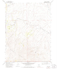 Pequop 1968 topographic map thumbnail