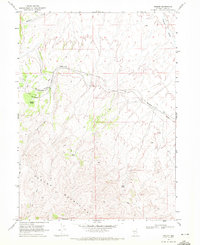 Pequop 1968 topographic map preview
