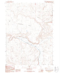 Peterson Table East 1987 topographic map thumbnail