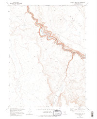 Peterson Table West 1974 topographic map thumbnail