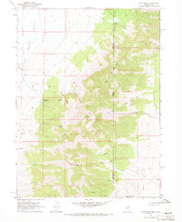 Pilot Peak 1967 topographic map thumbnail
