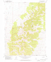 Pilot Peak 1967 topographic map thumbnail