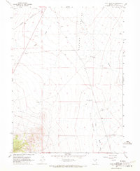 Pilot Peak NW 1967 topographic map thumbnail