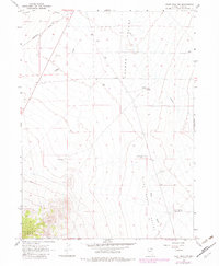 Pilot Peak NW 1967 topographic map thumbnail