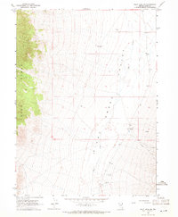 Pilot Peak SW 1967 topographic map thumbnail