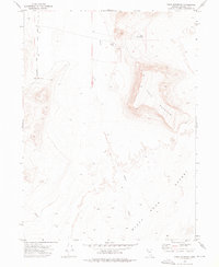 Pinto Mountain 1972 topographic map thumbnail