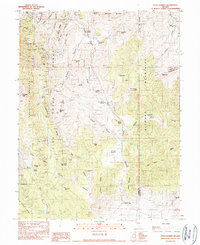 Pinto Summit 1990 topographic map thumbnail